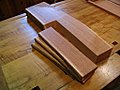 Breadboard Ends Cut From Old Leftover